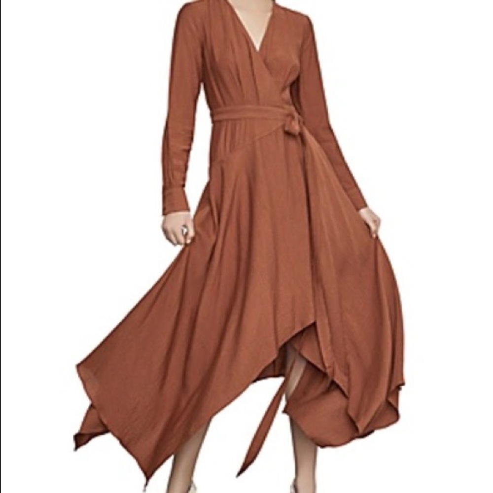 FLOWY BCBG WRAP DRESS